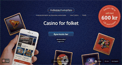 Desktop Screenshot of folkeautomaten.com