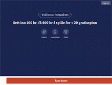 Tablet Screenshot of folkeautomaten.com